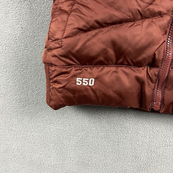 The North Face Jacket Womens Small 550 Down Puffer Outdoor Full Zip Hooded - Picture 3 of 6